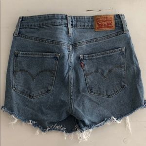 High rise Jean shorts